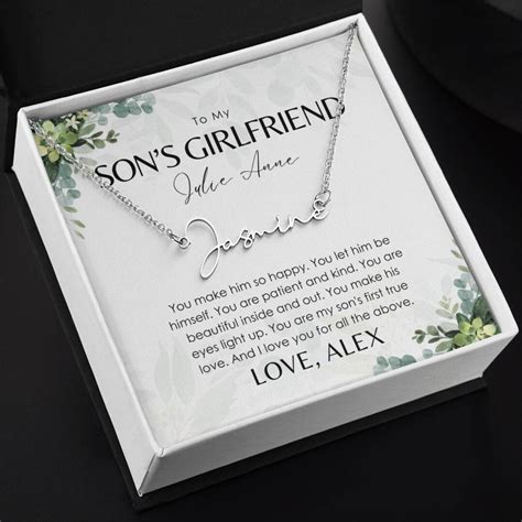 best gifts for my son's girlfriend